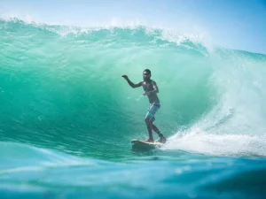 Surf instructor Asanka